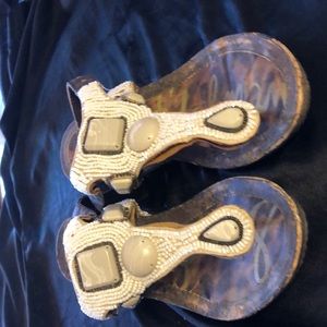 classy high heal sandals
